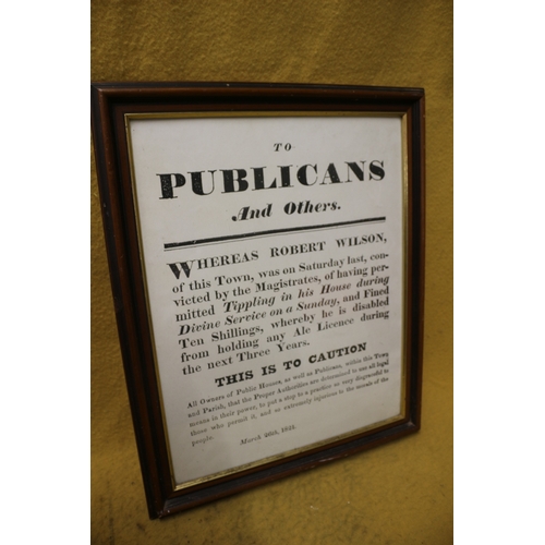 172 - Publicans Sign - 48 x 59cm