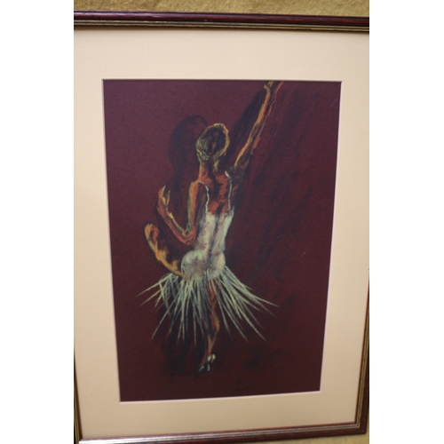 180 - Pastel of Ballerina - 38 x 51cm