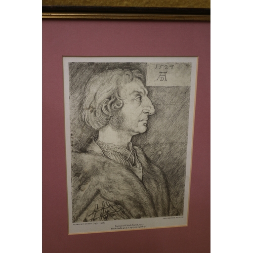 219 - Print of Ulrich Starck 1527 by Albrecht Durer - 33 x 40cm