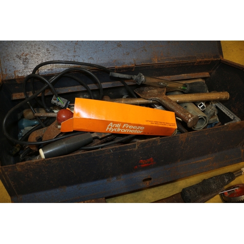 528 - Very Heavy Tool Box with Tools