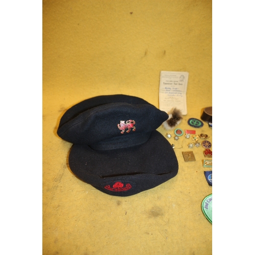 533 - 1940's Girl Guides and Land Rangers Collectable Badges, Cap and More