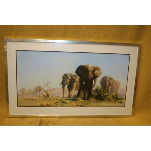 538 - David Shepherd Print with COA - 91 x 54