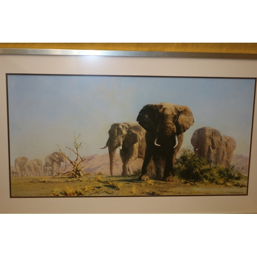 538 - David Shepherd Print with COA - 91 x 54