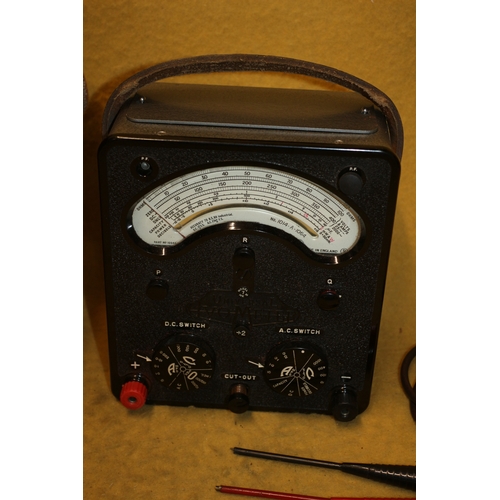 552 - Vintage AVC Meter in Leather Case