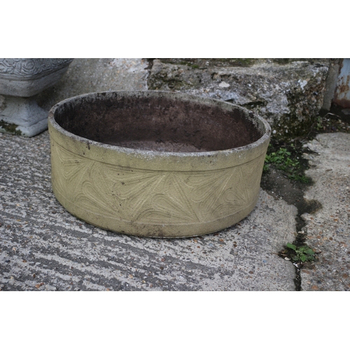 566 - Large Circular Garden Plant Pot - 62cm dia