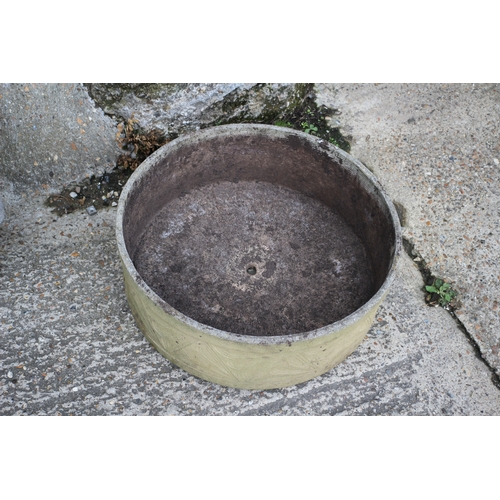 566 - Large Circular Garden Plant Pot - 62cm dia