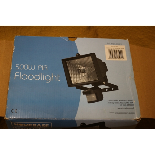 5 - 500w PIR Floodlight - Boxed