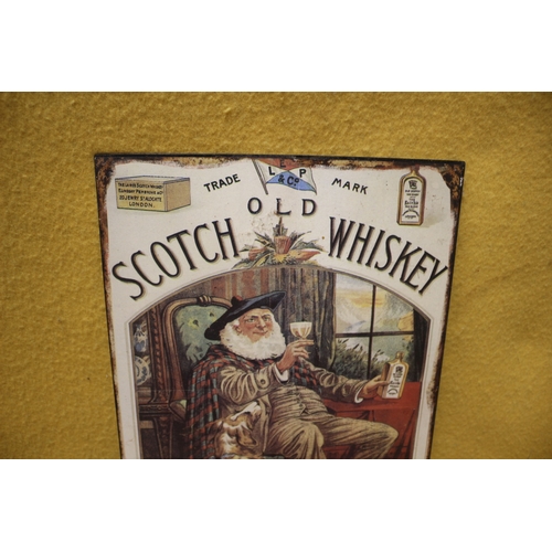 437 - Laird's Old Scotch Whiskey Tin Sign - 40 x 30cm