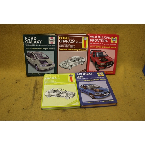 450 - Selection of 5 Haynes Car Manuals