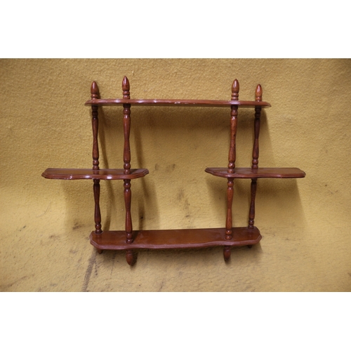 463 - Vintage Hanging Wall Display Unit - 67cm Wide