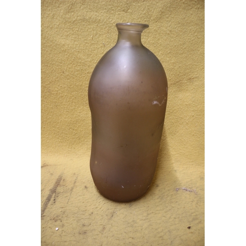 467 - Large Old Glass Bottle - 45cm Tall