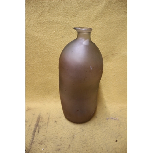 467 - Large Old Glass Bottle - 45cm Tall