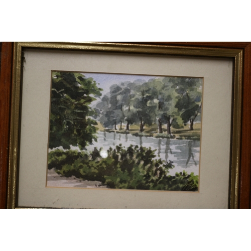 473 - Matlock River, Derwent, Derbyshire Watercolour - 25 x 20cm