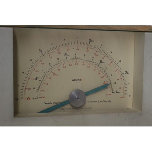 503 - Vintage Krups Wall Scales