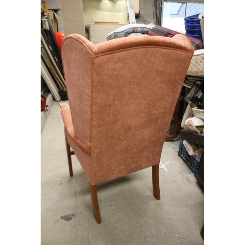 576 - Wingback Fireside Chair in Clean Overall Condition