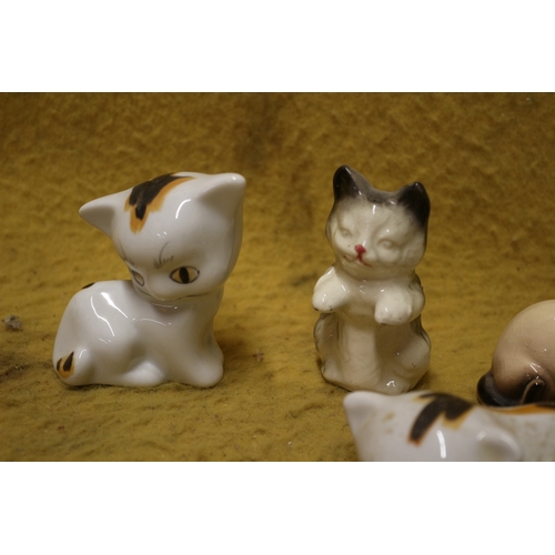 587 - Collection of 7 Ceramic Cats