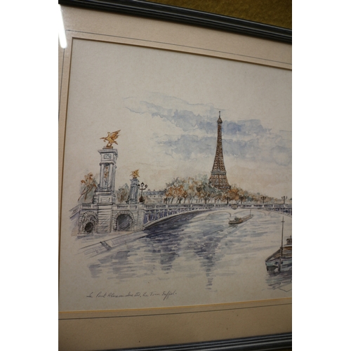 599 - Paris Scene Print