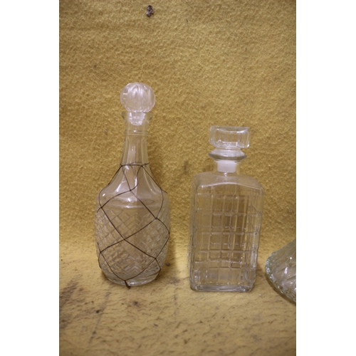 602 - Selection of Decanters including a Ships Decanter