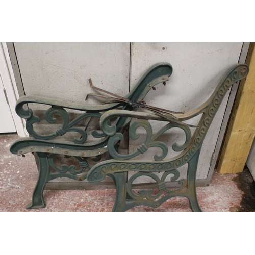 615 - Cast Iron Bench Ends - Heavy