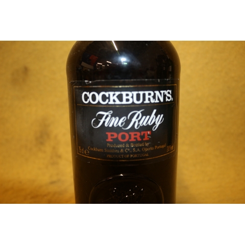 103 - Bottle of Cockburns Fine Ruby Port - 75cl