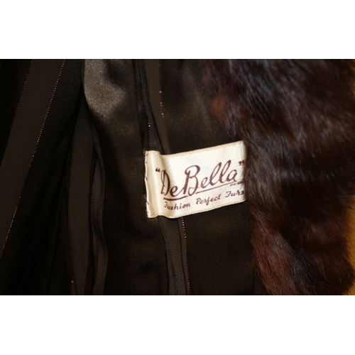 11 - Vintage De Bella Fur Coat in Nice Condition