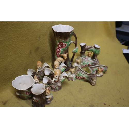 113 - 10 Pieces of Hornsea Fauna Pottery