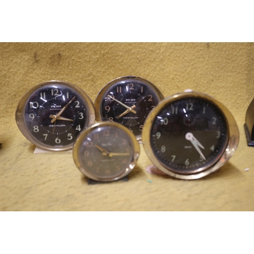 114 - Bundle of Clocks plus Horseshoe Design Barometer