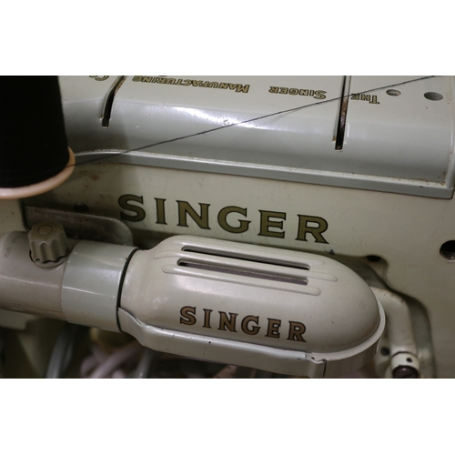 133 - Singer Electric Sewing Machine in Case