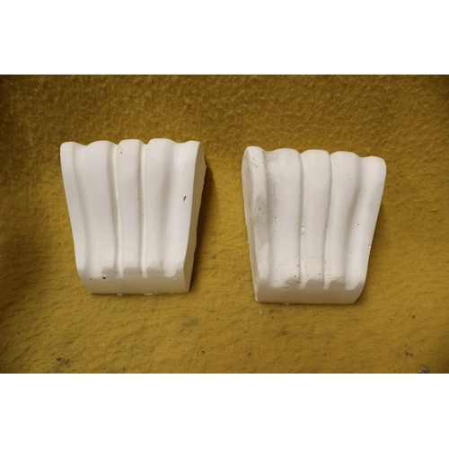 2 - 2 x Plaster Wall Sconces