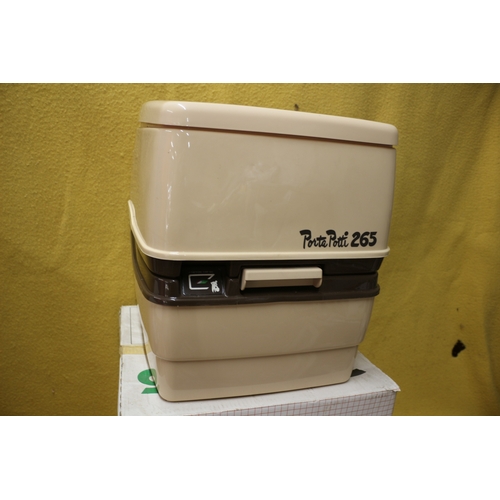 25 - Boxed Porta Potti Camping Toilet - Very Clean Condition