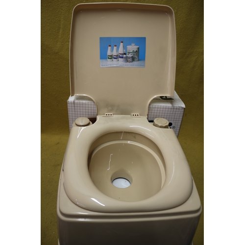 25 - Boxed Porta Potti Camping Toilet - Very Clean Condition