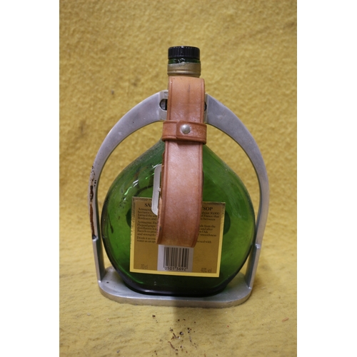 39 - Horse Stirrup Bottle Holder Armagnac Ducastaing