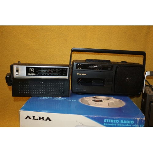 43 - Selection of Radios including Cassette Players