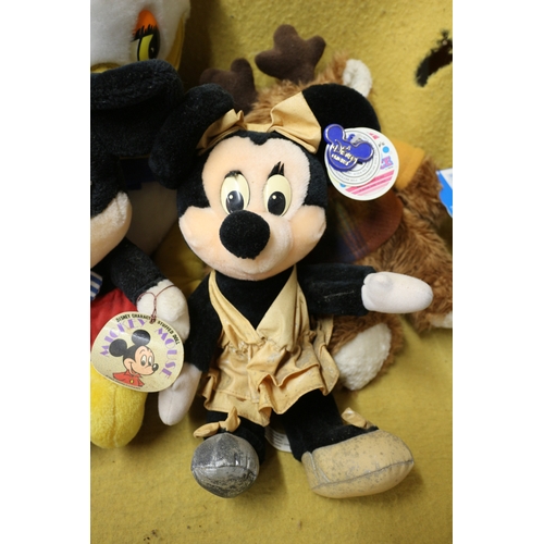 47 - Bundle of Soft Toys including Disney Original Mickey & Minnie