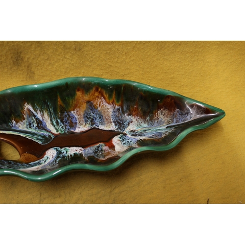 51 - Studio Art Leaf design Dish - 49cm