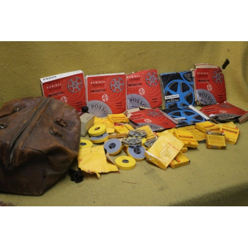 139 - Large Collection of Reel to Reel Tapes, all Contained in a Leather Bag