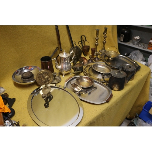 150 - Large Quantity of Plate Ware and Metal Ware