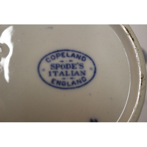 170 - Copeland Spodes Italian Design Collection of Cups, Milk Jug, Sugar Bowl and Teapot, (no lid)