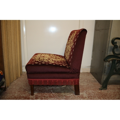 225 - Vintage Low Back Bedroom Chair