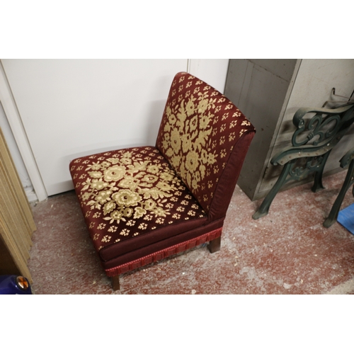 225 - Vintage Low Back Bedroom Chair