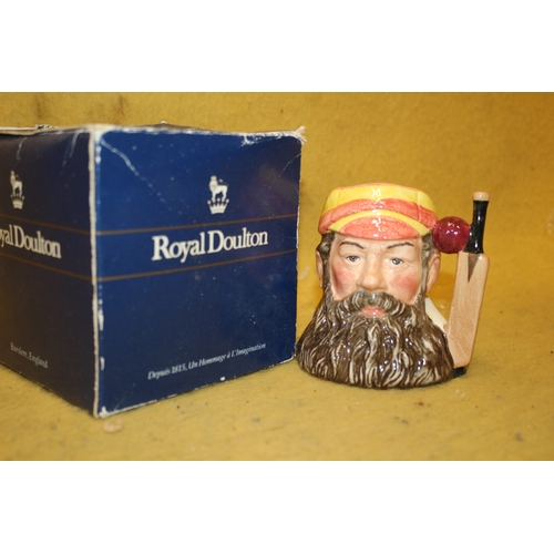 236 - Royal Doulton W. G. Grace Large Tankard - 10cm Tall - in Box