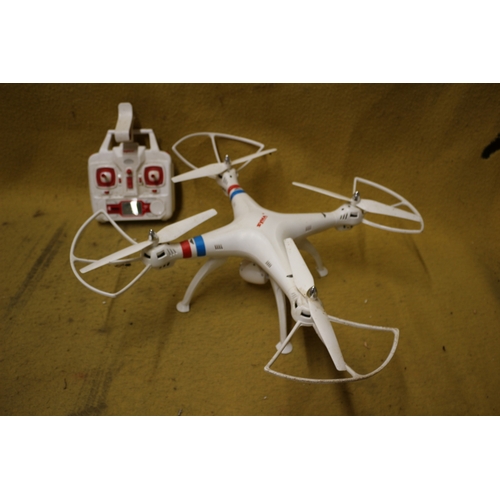 250 - Syma Drone with Remote Control - Lights Up but not tested