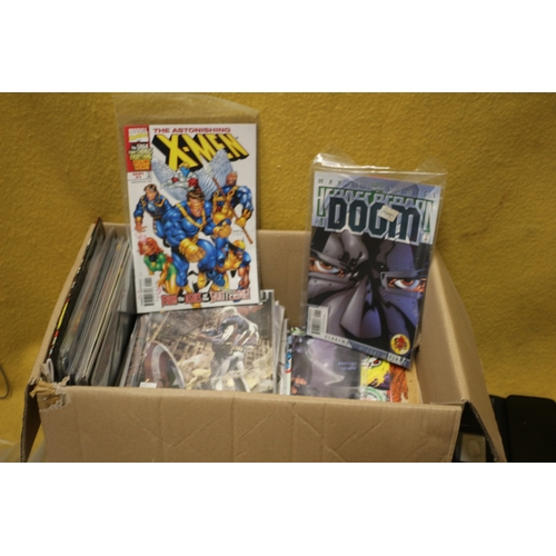 258 - Box of Comics from DC and Marvel