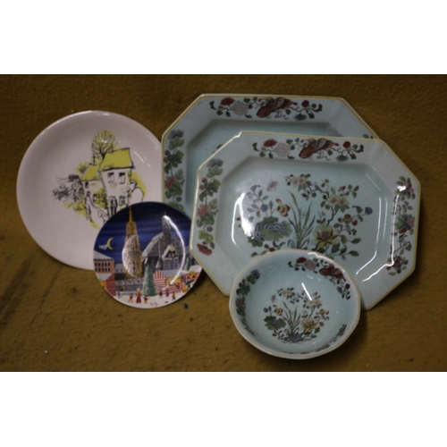 260 - Selection of Vintage Plates and Servers