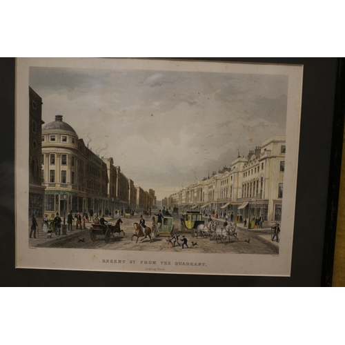 263 - Engraving of Regent Street, London - 32.5 x 27cm