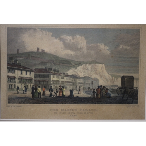 270 - Coloured Engraving  of Marine Parade, Dover - 28 x 23cm