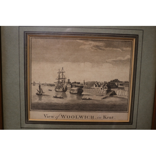 297 - Engraving of Woolwich - 31 x 28cm