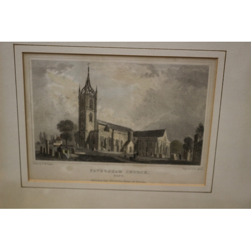 318 - Faversham Church Etching - 28 x 24cm