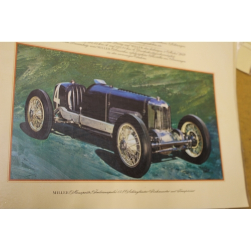 360 - Large Collection of Car Prints - Believed to be Printed in German - 21 in Total - 42 x 33cm