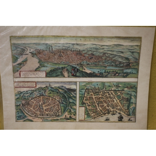 363 - 1965 Facsimile of Braun and Hogenberg Towns - 56 x 42cm